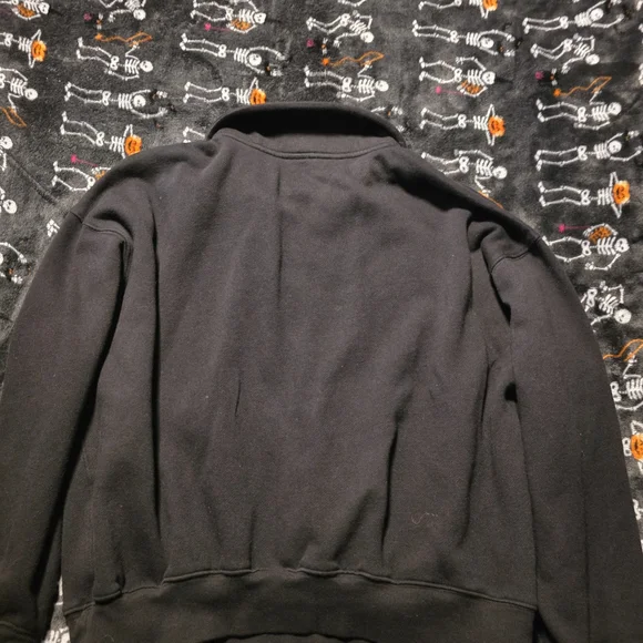 PINK Victoria's Secret Black Half-Zip Pullover Sweatshirt - Picture 4 of 4